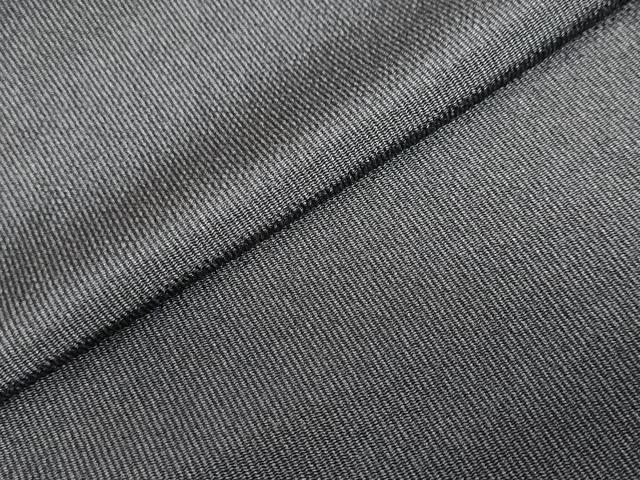 平和屋着物●江戸小紋 万筋 黒色×煤色 正絹 逸品 DABF1449ud