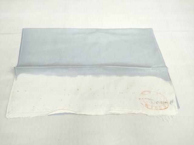 平和屋着物●訪問着 花鳥文 暈し染め 反端付き 正絹 逸品 未使用 DABF1531ud
