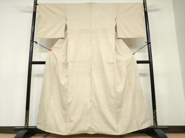 平和屋着物●本塩沢 蚊絣 正絹 逸品 DABF1537ud