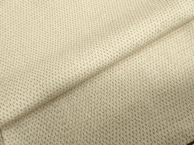 平和屋着物●本塩沢 蚊絣 正絹 逸品 DABF1537ud