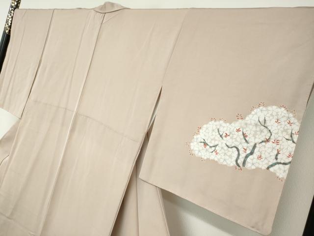 平和屋着物●訪問着 刺繍 枝桜文 正絹 逸品 DABF1540ud