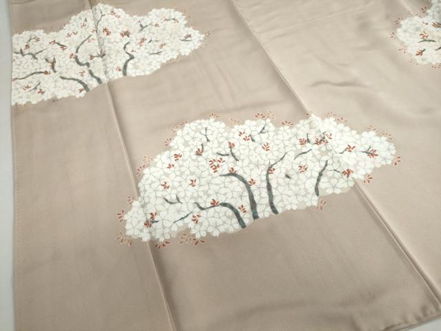 平和屋着物●訪問着 刺繍 枝桜文 正絹 逸品 DABF1540ud