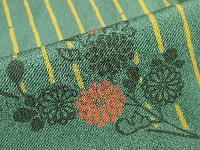 平和屋着物●訪問着 花蝶文 正絹 逸品 DABF1546ud