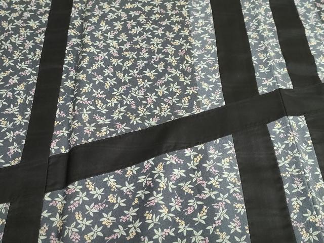 平和屋着物●訪問着 片身替わり 南天文 正絹 逸品 未使用 DABF1551ud