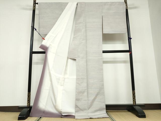 平和屋着物●紅花紬 米沢 霞文 ロング丈 正絹 逸品 DABF1554ud