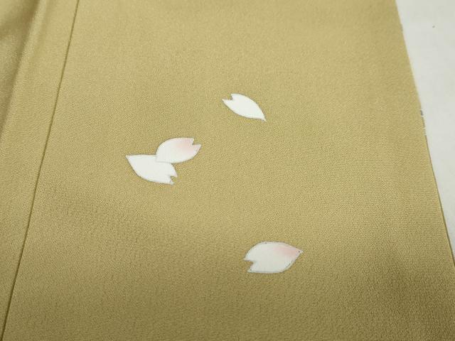 平和屋着物●訪問着 駒刺繍 片輪車短冊草花文 暈し染め 正絹 逸品 DABF1581ud