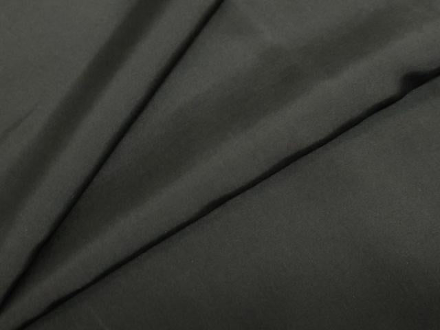平和屋着物●男性 黒紋付 正絹 逸品 DABF1596ud