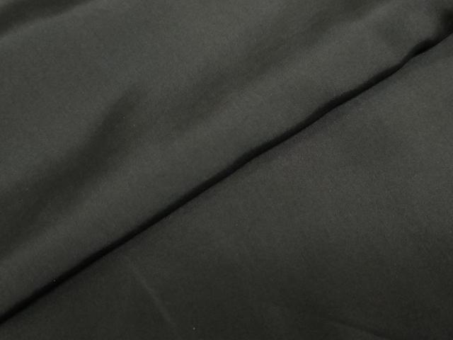 平和屋着物●男性 黒紋付 正絹 逸品 DABF1596ud