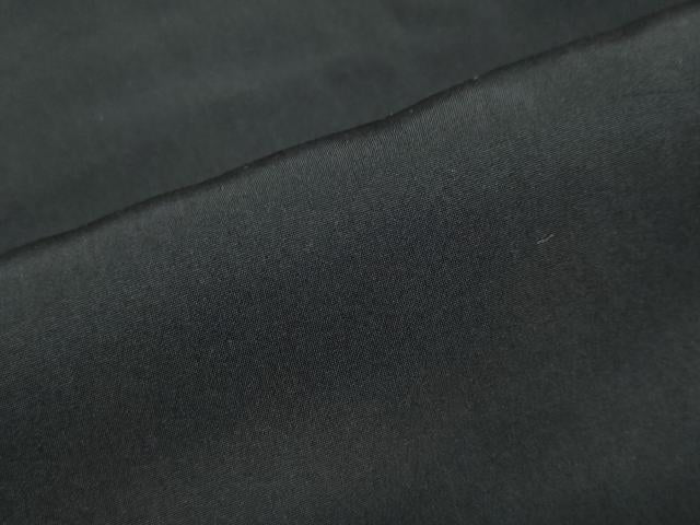 平和屋着物●男性 黒紋付 正絹 逸品 DABF1599ud