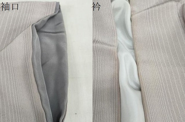 平和屋着物●上質な小紋 舞葉文 正絹 逸品 DABF1611ud