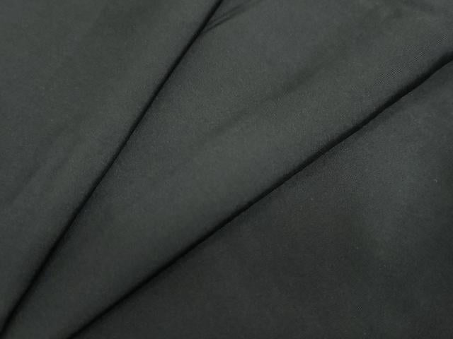 平和屋着物●男性 黒紋付 正絹 逸品 DABF1617ud