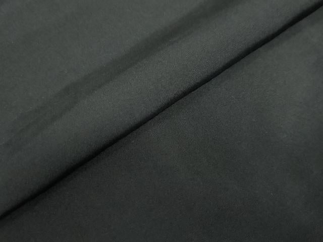 平和屋着物●男性 黒紋付 正絹 逸品 DABF1617ud