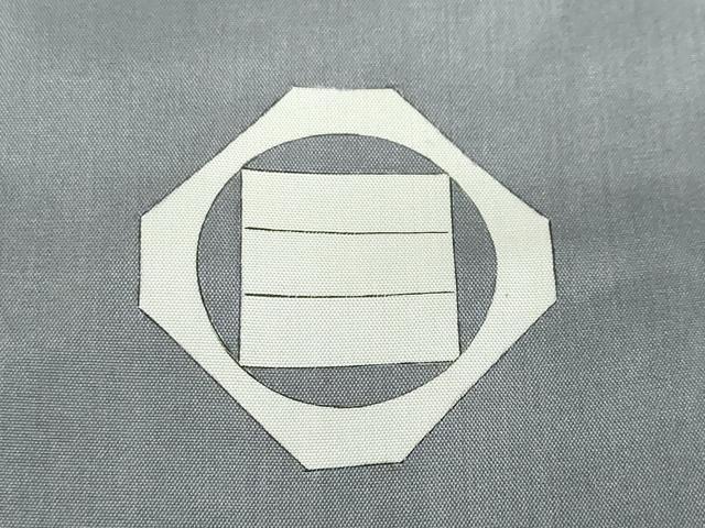 平和屋着物●男性 色紋付 鉛色 正絹 逸品 未使用 DABF1623ud