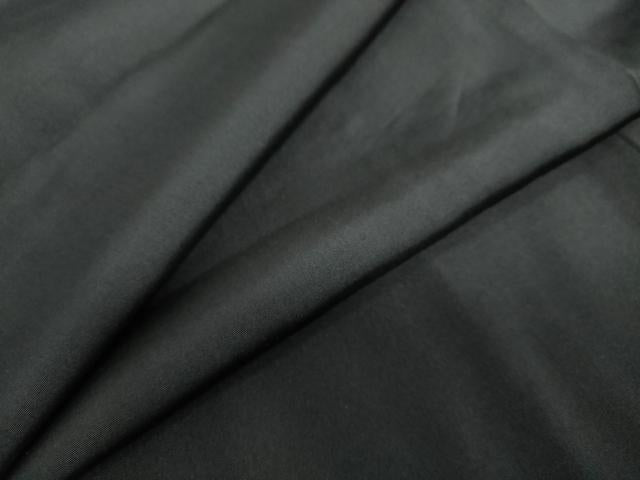 平和屋着物●男性 黒紋付 正絹 逸品 DABF1627ud