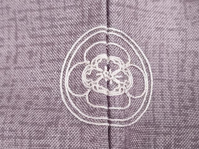 平和屋着物●本場染大島紬 訪問着 作家物 草花文 暈し染め 正絹 逸品 DABF1720ud