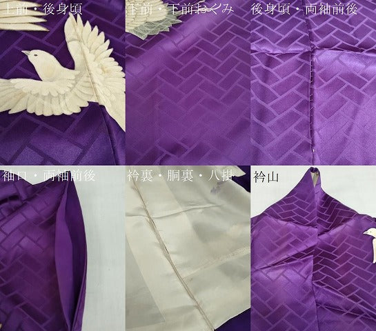 平和屋着物●アンティーク 大正ロマン 訪問着 飛鳥文 正絹 逸品 DABF1722ud