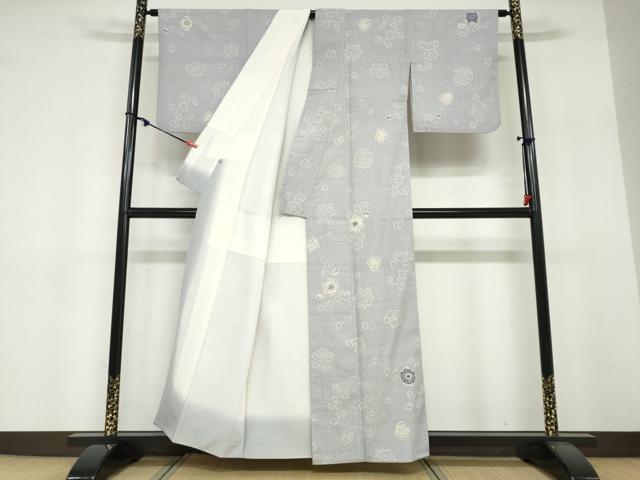 平和屋着物●上質な紬 絞り 辻が花 正絹 逸品 DABF1742ud