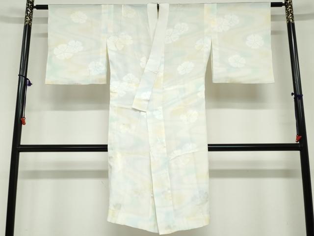 平和屋着物●長襦袢 単衣 撫子地紋 暈し染め 正絹 逸品 DABF1745ud
