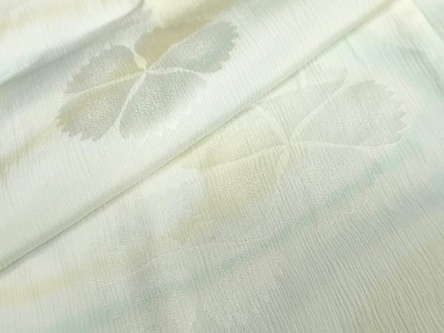 平和屋着物●長襦袢 単衣 撫子地紋 暈し染め 正絹 逸品 DABF1745ud