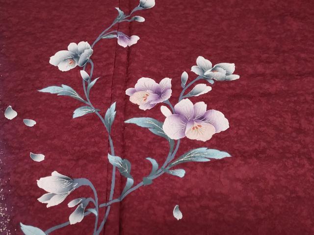 平和屋着物●豪華振袖・長襦袢(無双仕立て)セット 草花文 金彩 やまと誂製 正絹 逸品 DABF1748ud