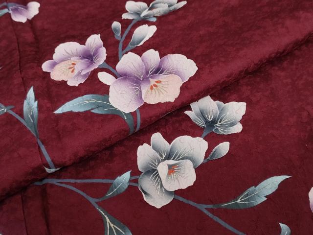 平和屋着物●豪華振袖・長襦袢(無双仕立て)セット 草花文 金彩 やまと誂製 正絹 逸品 DABF1748ud