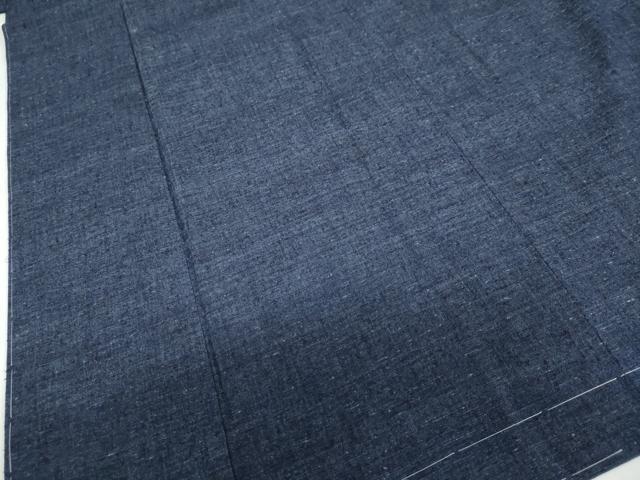 平和屋着物●男性 結城紬 アンサンブル 長羽織 杢 霞文 正絹 逸品 未使用 DABF1749ud