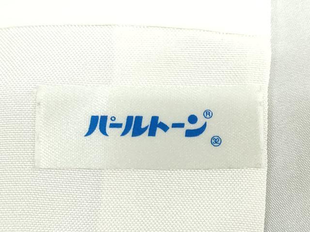 平和屋着物●上質なお召 舞葉文 正絹 逸品 DABF1753ud