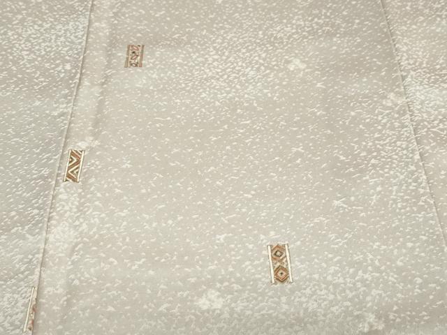 平和屋着物●訪問着 短冊幾何学文様 金彩 正絹 逸品 DABF1778ud