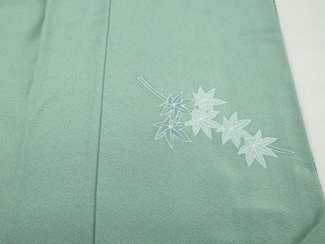 平和屋着物●十日町友禅作家 阿部佳雪 訪問着 枝花文 暈し染め 正絹 逸品 未使用 DABF1786ud