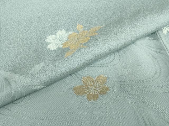 平和屋着物●豪華色留袖 寿光織 流水草花文 金糸 小田急百貨店扱い 正絹 逸品 DABF1790ud