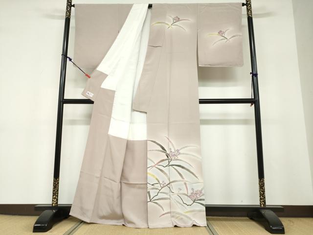 平和屋着物●染織界の匠 村松祥三 訪問着 枝花文 やまと誂製 正絹 逸品 未使用 DABF1797ud