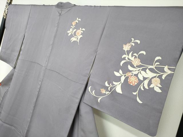 平和屋着物●訪問着 更紗花唐草文 金彩 阪急百貨店扱い 正絹 逸品 DABF1808ud