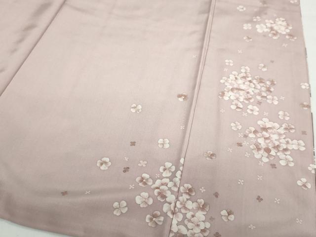 平和屋着物●染色の魔術師 染乃座・大久保玄才 そめのざ玄才 訪問着 草花文 正絹 逸品 DABF1815ud