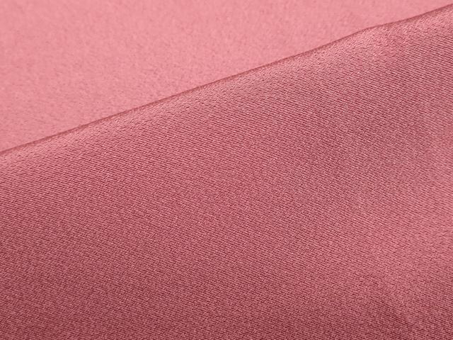 平和屋着物●上質な色無地 浅蘇芳色 ロング丈 正絹 逸品 DABF1819ud