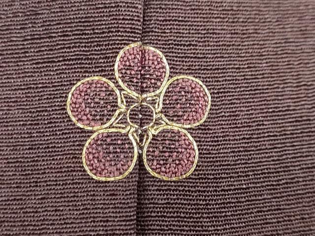 平和屋着物●友禅作家の巨匠 浅井青仁 色留袖 草花丸文 金彩 正絹 逸品 DABF1822ud