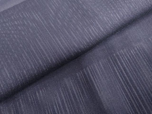 平和屋着物▽道行コート スリーシーズン 春夏秋 塵除け 二重紗 変わり縞 正絹 逸品 DABF1860ud
