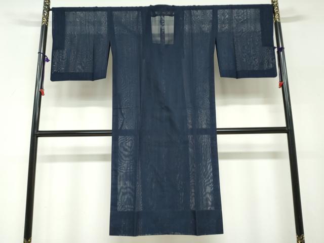 平和屋着物▽道行コート スリーシーズン 春夏秋 塵除け 二重紗 間道 正絹 逸品 DABF1876ud