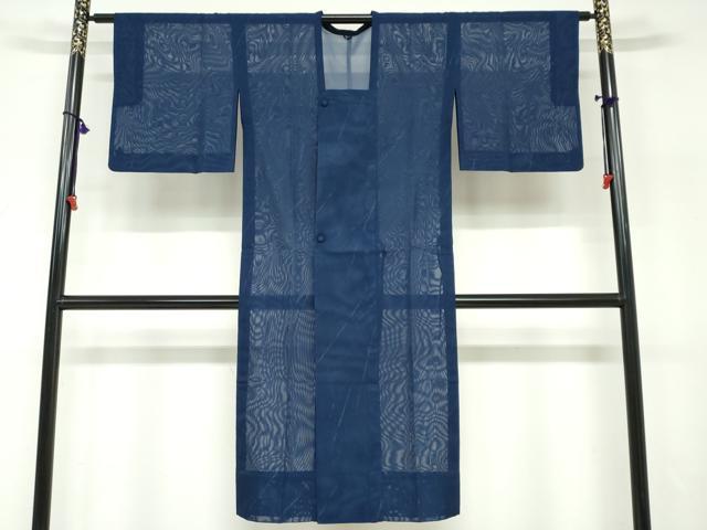 平和屋着物▽道行コート スリーシーズン 春夏秋 塵除け 斜縞 正絹