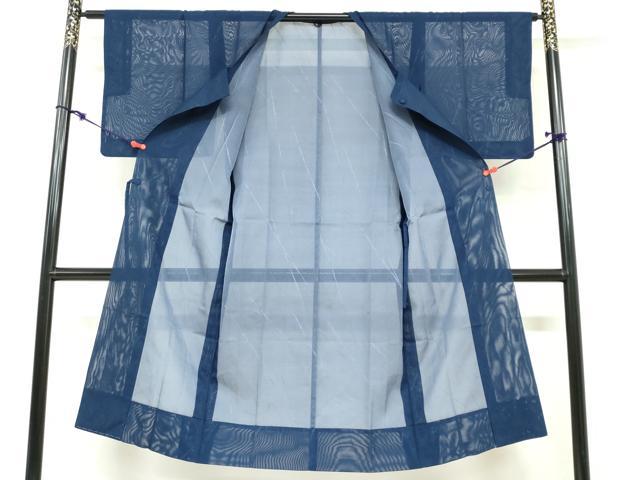 平和屋着物▽道行コート スリーシーズン 春夏秋 塵除け 斜縞 正絹 逸品 DABF1883ud