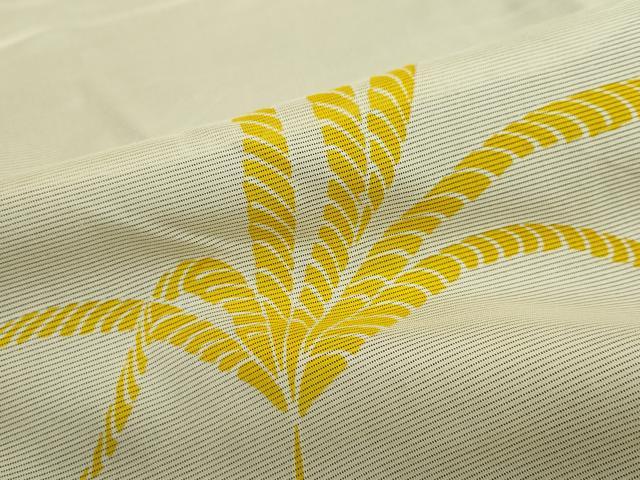 平和屋着物▽訪問着 無双 紗袷 紗×絽 秋草文 正絹 逸品 DABF1892ud