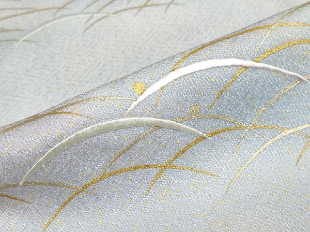 平和屋着物●訪問着 刺繍 露芝文 暈し染め 金彩 正絹 逸品 DABF1901ud