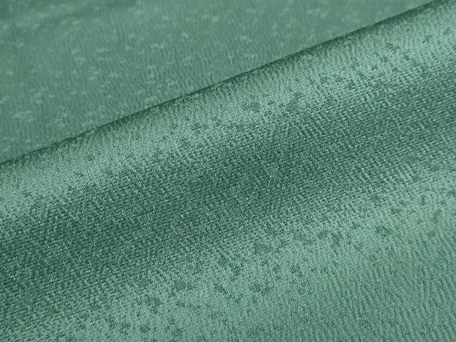 平和屋着物●上質な色無地 作家物 霞地紋 若竹色 正絹 逸品 DABF1913ud