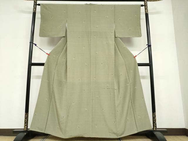 平和屋着物●上質な小紋 成物 正絹 逸品 DABF1924ud