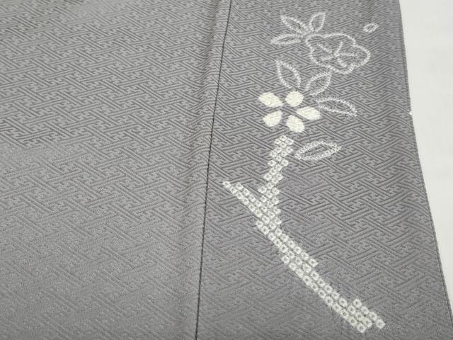 平和屋着物●訪問着 絞り 枝梅文 正絹 逸品 DABF1942ud