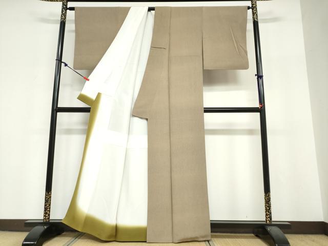 平和屋着物●伝統工芸士 砂川健一 江戸小紋 縞 正絹 逸品 DABF1944ud