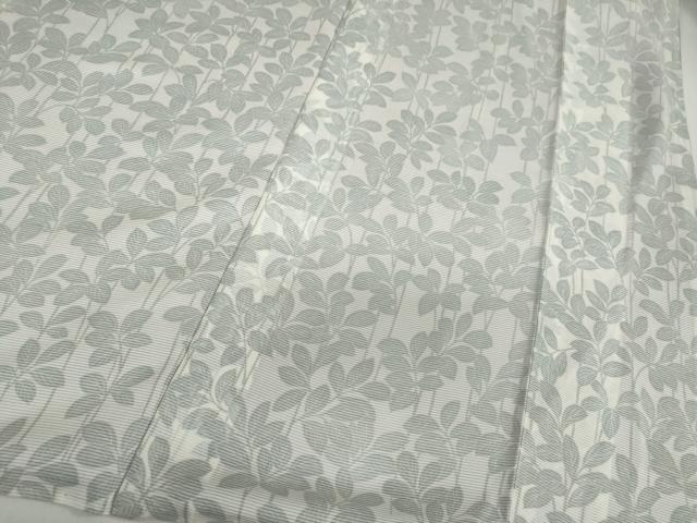 平和屋着物▽訪問着 無双 紗袷 紗×絽 枝葉文 正絹 逸品 DABF1955ud