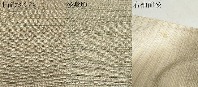 平和屋着物▽本塩沢 やまだ織 訪問着 染色作家 桐村博 単衣 やまだ織 霞文 証紙付き 正絹 逸品 DABF1997ud
