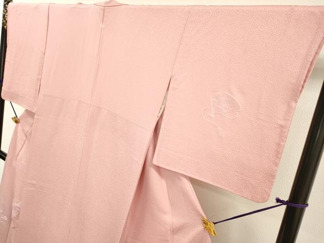 平和屋着物▼中国三大刺繍 スワトウ刺繍 汕頭刺繍 総刺繍 無地絵羽訪問着 扇面花文 虹色 正絹 逸品 DABF2083fe