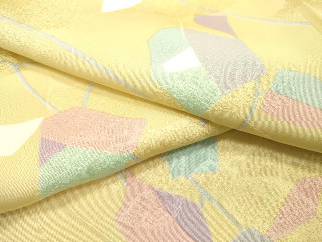 平和屋着物●上質な小紋 枝花 正絹 逸品 DABF2281fe