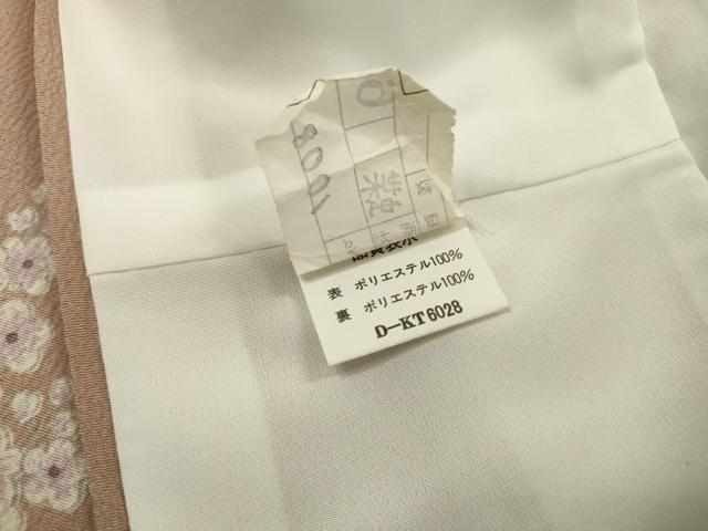 平和屋着物●訪問着 霞草花文 洗える着物 DABF2291fe